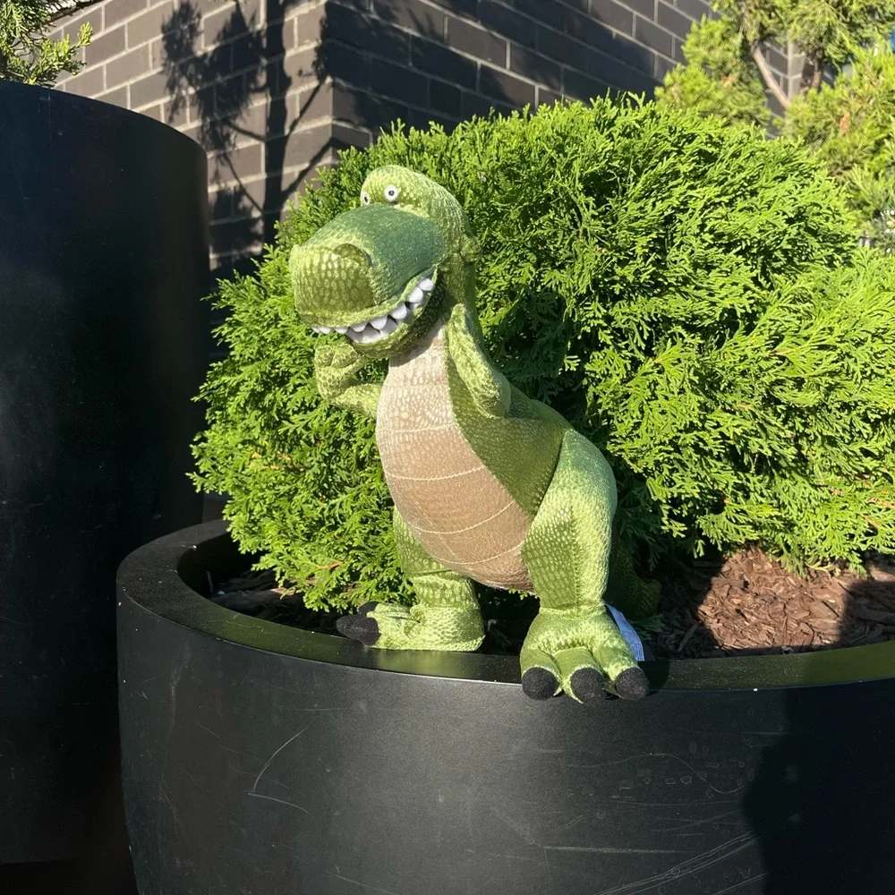 Talking Trex Toy Story Green Dinosaur Plush Toy - Picture 3 of 9